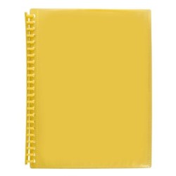 MARBIG A4 20PK INSERT CVR DISP BK YELLOW