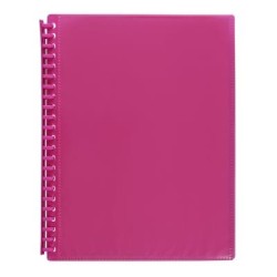 MARBIG A4 20PK INSERT CVR DISP BK PINK