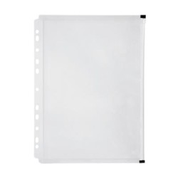 MARBIG BINDER WALLET WITH ZIP CLEAR