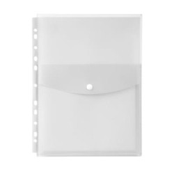 MARBIG TOP OPEN BINDER POCKET CLEAR