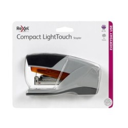 REXEL STAPLER COMPACT L/TOUCH HS GREY