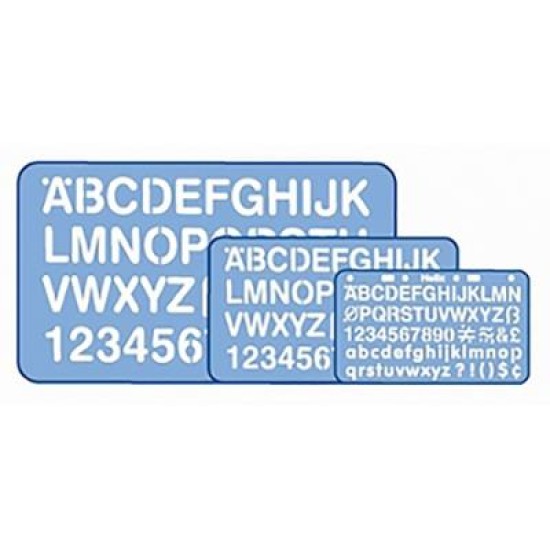 HELIX H90X00 3PC STENCIL SET (10 20 30)