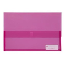MARBIG WALLET F/C POLYPICK TRANSLUCENT PINK