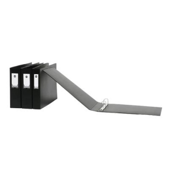 MARBIG RINGBINDER DLX A3 38MM P/T 4D PVC BLK