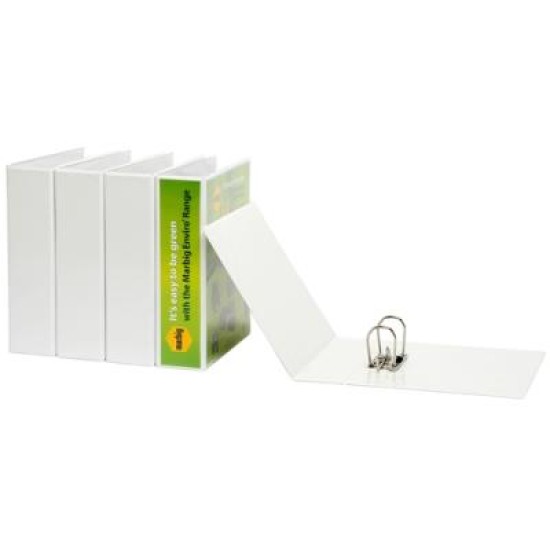 MARBIG LEVERARCH CLEARVIEW A4 WHT