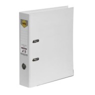 MARBIG PE LINEN LEVER ARCH A4 WHITE