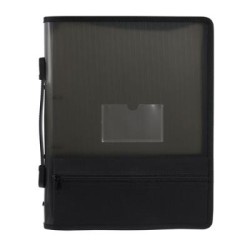 MARBIG 25MM 2O ZIPPER BINDER W/STORAGE GRY