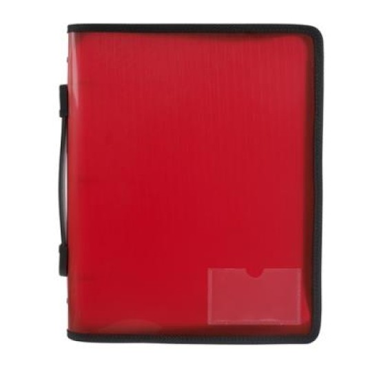 MARBIG ZIPPER BINDER 25MM 3O WITH HANDLE RE