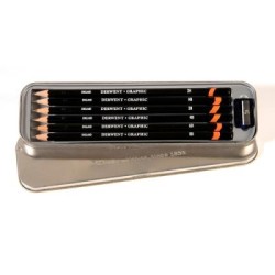 DERWENT GRAPHIC PENCILS TIN 6
