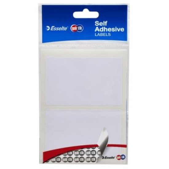 QUIKSTIK HANGSELL RECT PERM 48X75MM WHT