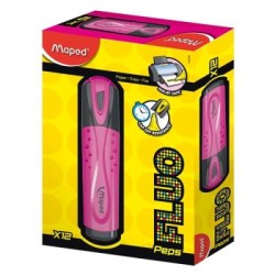 MAPED 742536 HIGHLIGHTER PINK BOX 12