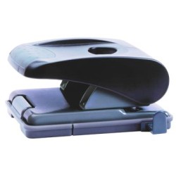 MARBIG PUNCH 2H PLASTIC 12SHT BLK