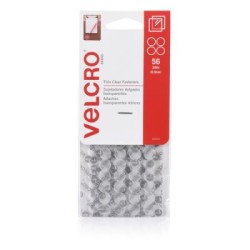VELCRO THIN CLR H&L DOTS 0.9CM (56 SETS)
