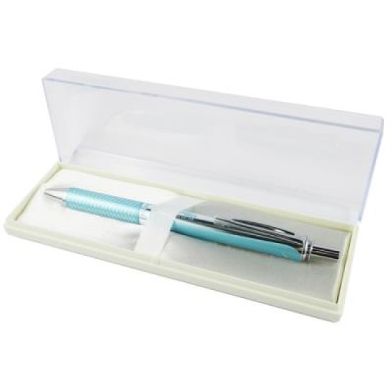 PENTEL ALUM ENERGEL 0.7MM AQUA BRL BLACK