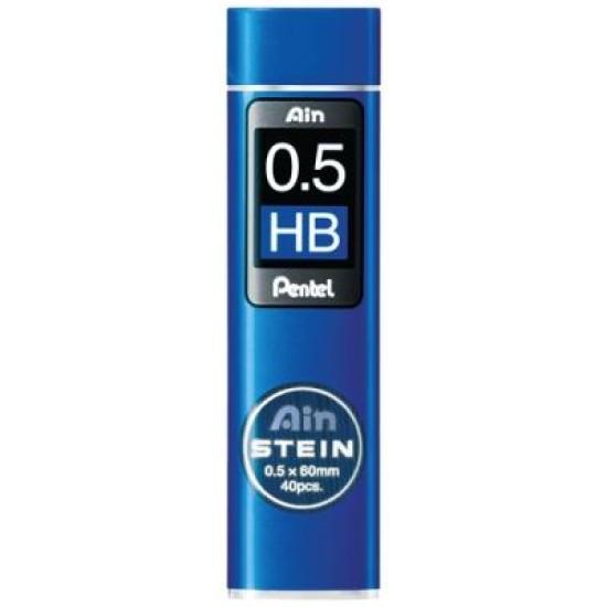 PENTEL AIN STEIN LEAD HB 0.5MM TUBE 40 B