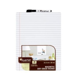 QUARTET WHITEBOARD MAG TILE WHT RULED216X280MM