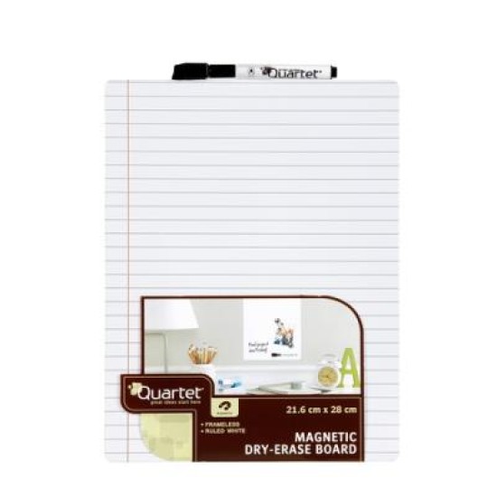 QUARTET WHITEBOARD MAG TILE WHT RULED216X280MM