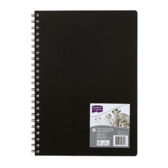DERWENT ACY VAD PRTRAIT A4  120PGS BLK