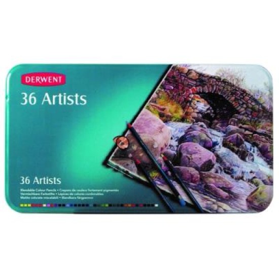 DERWENT PENCILS ARTIST 36TIN