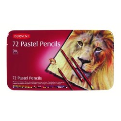 DERWENT PENCILS PASTEL 72 TIN DERWENT PENCILS PASTEL 72 TIN