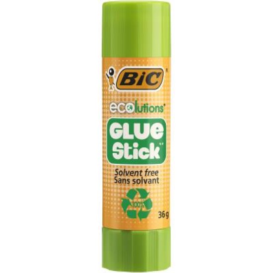 BIC ECOLUTIONS GLUE STICK 36GR