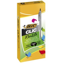 Bic Clic 2000 Ballpoint Pen Medium Black - SINGLE Bic Clic 2000 Ballpoint Pen Medium Black - SINGLE