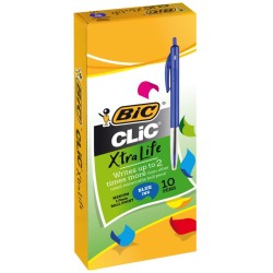 Bic Clic 2000 Ballpoint Pen Medium Blue - SINGLE Bic Clic 2000 Ballpoint Pen Medium Blue - SINGLE