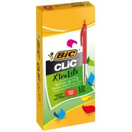 Bic Clic 2000 Ballpoint Pen Medium Red - SINGLE
