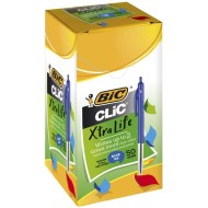 BIC CLIC MEDIUM BALLPEN BLUE BX50