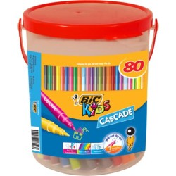 BIC KIDS CASCADE FELT PENS TUB 80 (1)