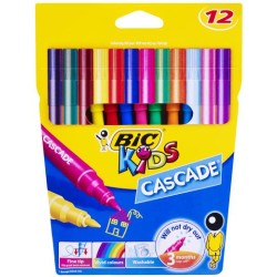 BIC KIDS CASCADE FELT PENS WLT12 (12)
