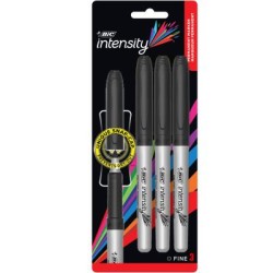 BIC INTENSITY PERMANENT MARKER FINE BLACK BP3 (6) BIC INTENSITY PERMANENT MARKER FINE BLACK BP3 (6)