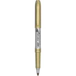 BIC INTENSITY PERMANENT MARKER FINE METALLIC GOLD