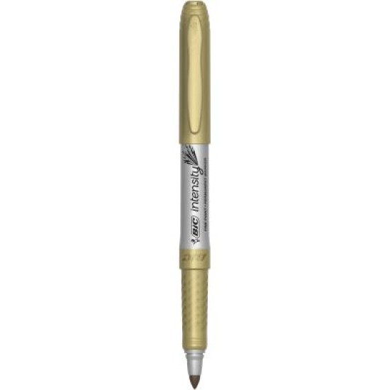 BIC INTENSITY PERMANENT MARKER FINE METALLIC GOLD