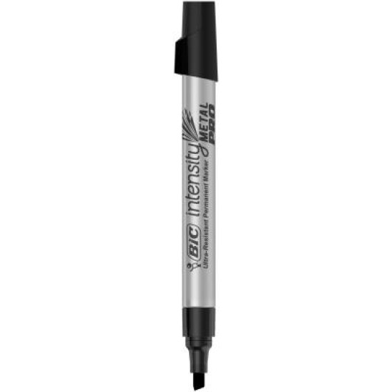 BIC INTENSITY PERMANENT MARKER METAL PRO CHISEL BLACK