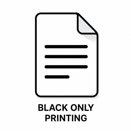 PRINT/COPY Service Single Sided A4 BLACK ONLY Normal 80 GSM