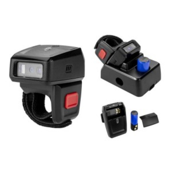 Netum RS-8000BT Finger/ring scanner Bluetooth with loading station and usb cable