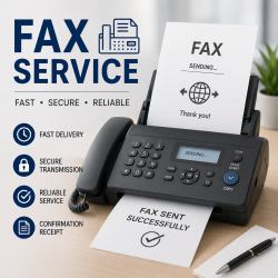 FAX SERVICE ON SITE or OFF SITE ... give us a call!