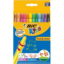 BIC KIDS TURN & COLOUR CRAYONS WLT12 (10) BIC KIDS TURN & COLOUR CRAYONS WLT12 (10)