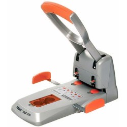 HOLE PUNCHES - 2 HOLE RAPID HDC150 Heavy duty two hole 150 Silver/Orange