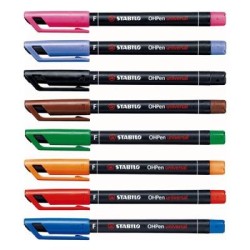 STABILO OHPEN PERMANENT S/FINE BLACK