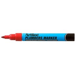 ARTLINE PLUMBERS MARKER RED