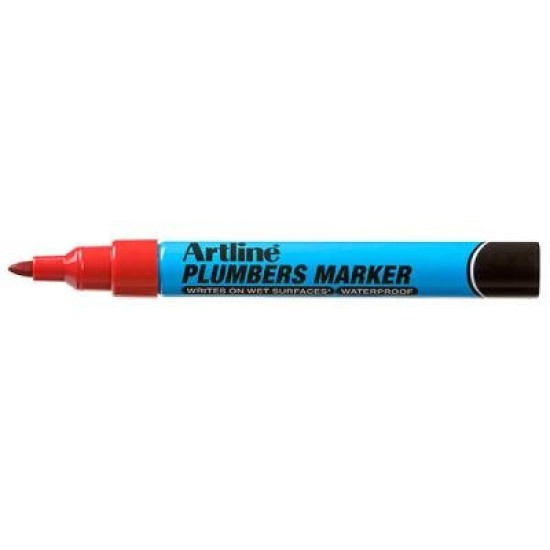 ARTLINE PLUMBERS MARKER RED