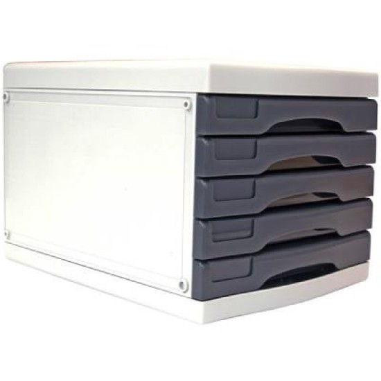 METRO 3475 MULTI A4 5 DWR STORAGE GREY