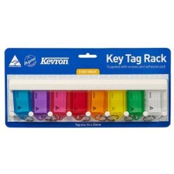 KEVRON ID5 KEYTAG RACKS 8 TAG ASST PK1