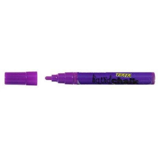 TEXTA LIQUID CHALK DRY WIPE PURPLE