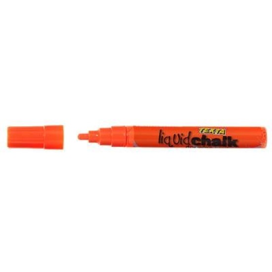 TEXTA LIQUID CHALK DRY WIPE ORANGE