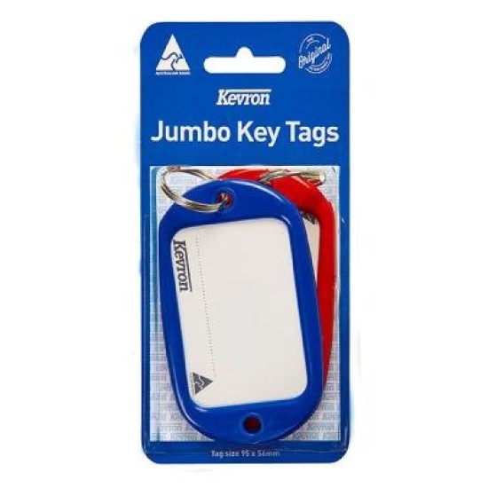 KEVRON ID10 JUMBO KEYTAGS ASSORT PK 2