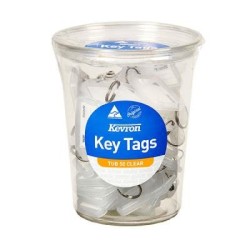 KEVRON ID5 KEYTAGS CLEAR DISP TUB 50