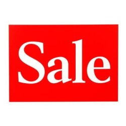 QUIKSTIK A4 SIGN SALE PK10